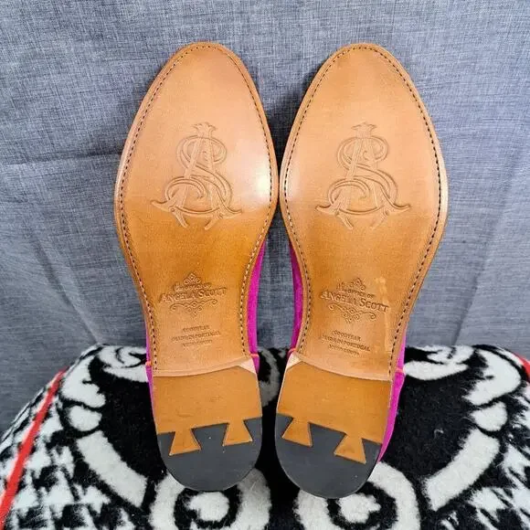%The Office of Angela Scott Mr. Evans Wingtip Oxford Fuchsia US 9 - 9.5 / D4 - Picture 6 of 15